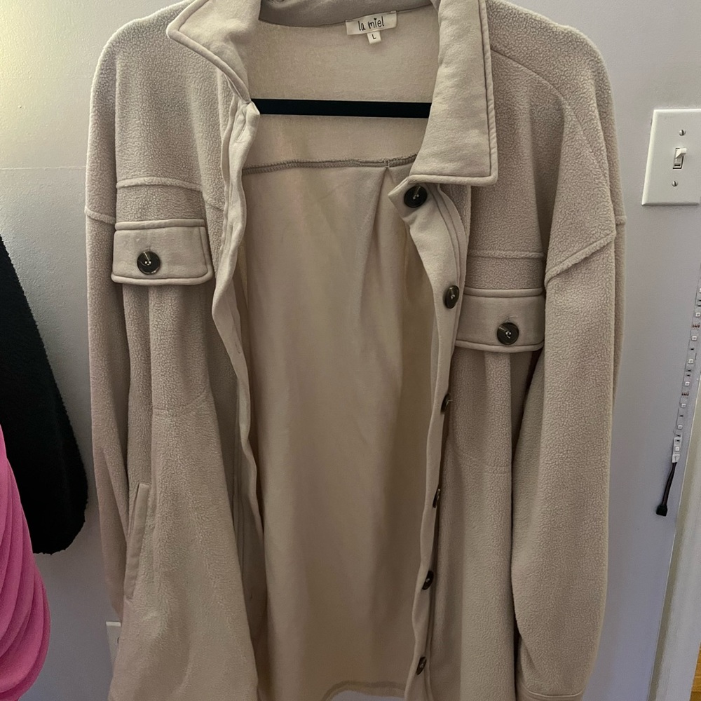 Boutique Tan Shacket
